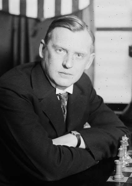 Александр Алехин, русский шахматист, четвертый чемпион мира по шахматам